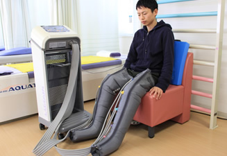 エアーフットマッサージの写真